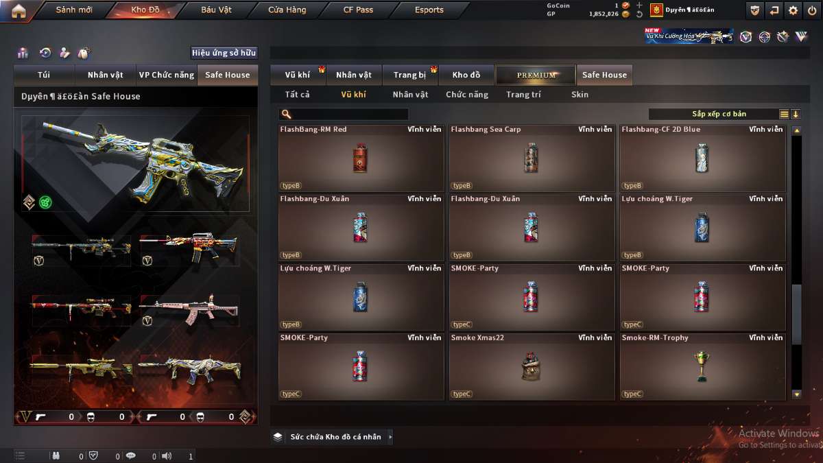 shop acc cf uy tin gia re